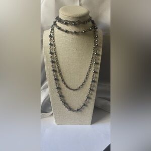 Gorgeous Gunmetal Necklace
